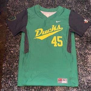 Men’s Oregon Ducks shortsleeved baseball jersey NCAA PAC #45
